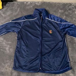 Navy blue tennis court nike jacket SMALL